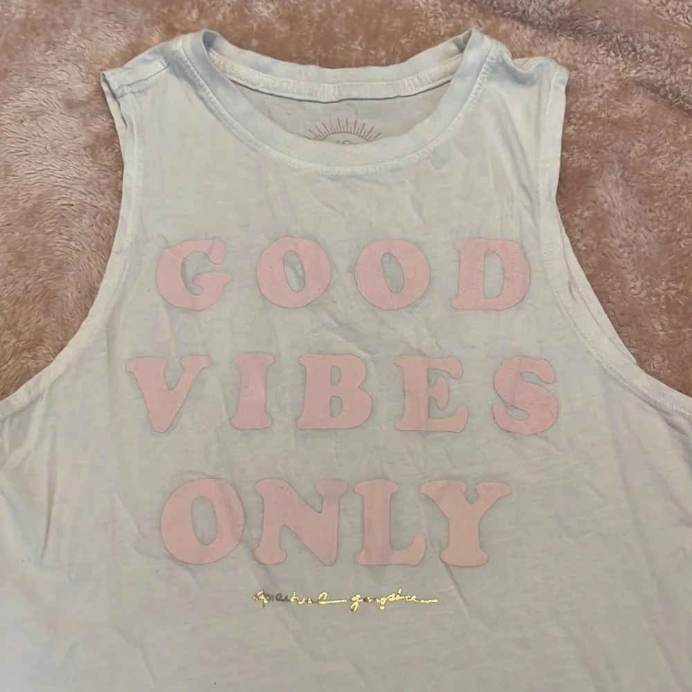 Spiritual Gangster Good Vibes Only muscle tank